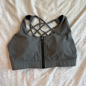 TYC Til You Collapse Sports Bra Front Zip